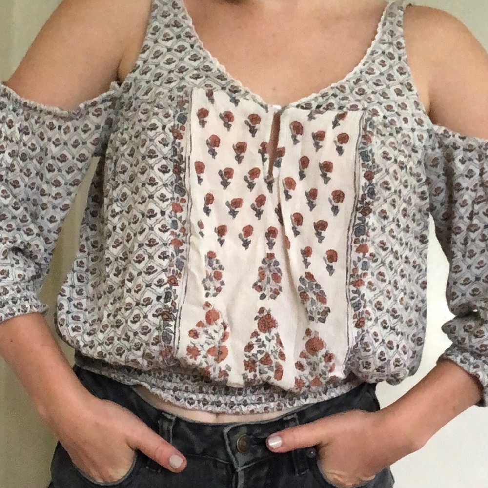 Urban Outfitters floral blouse